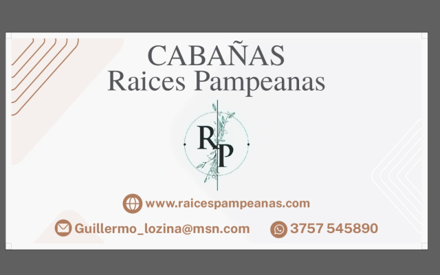Cabañas Raices Pampeanas
