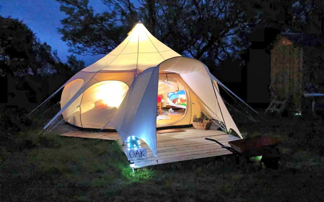 Bell Tent Near North Devon Beaches, No Deposit