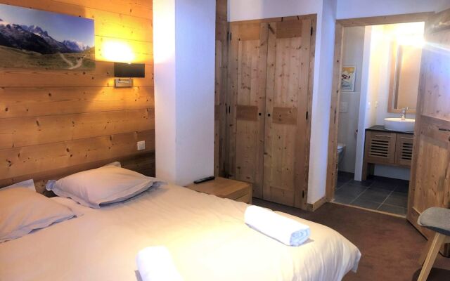 Calme nature ski à Vallorcine Mont Blanc