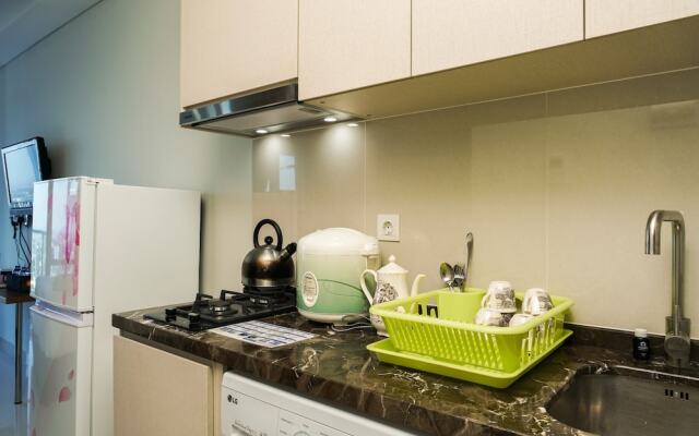 Minimalist Studio Room at Puri Mansion Apartment