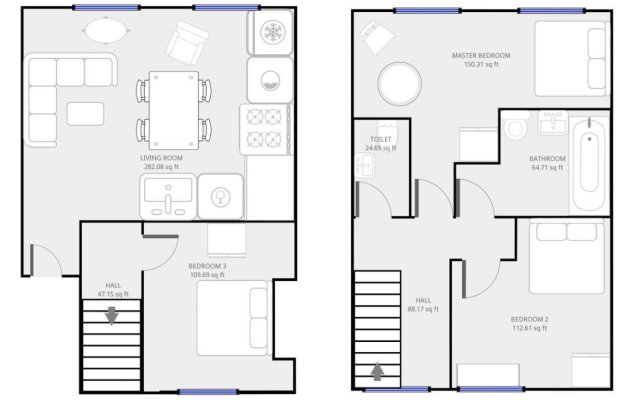 Luxury 3-Bed Duplex Apartment In Fitzrovia Near Oxford Street
