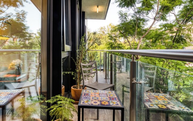 Depa Condesa con Terraza y Home Office