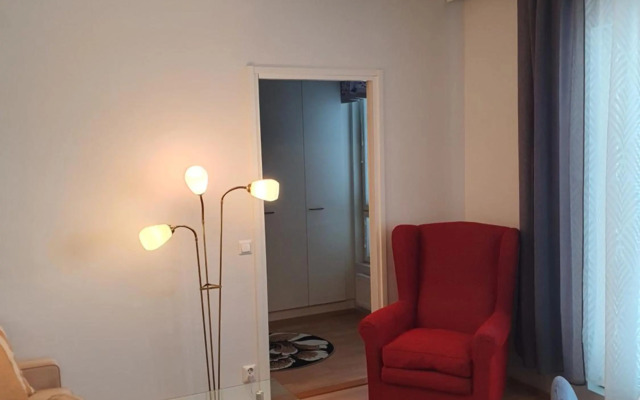 Moderni, viihtyisä pikkukaksio saunalla