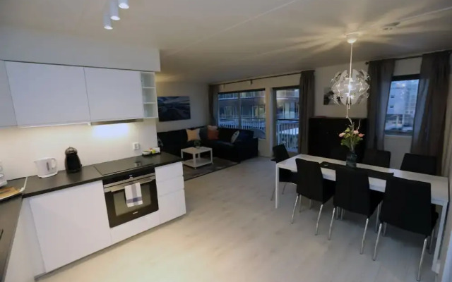 Sentral 3 roms top leilighet med gratis parkering