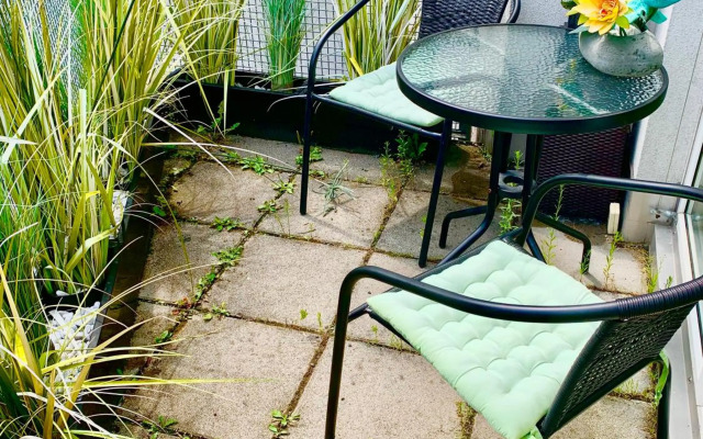 Luxurious city apartment incl garage and terrace