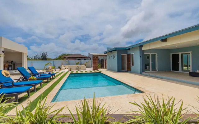 Blue Villa Huge Backyard Privatepool Firepit