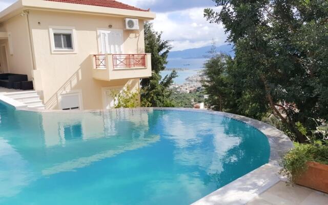 Villa With 4 Bedrooms In Kato Pine, With Wonderful Sea View, Private Pool, Terrace 2 Km From The Beach