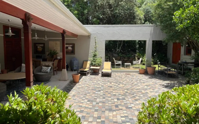 The Courtyard at La Loggia