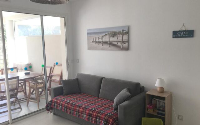 Apartment With one Bedroom in Calvi, With Wonderful sea View, Furnishe