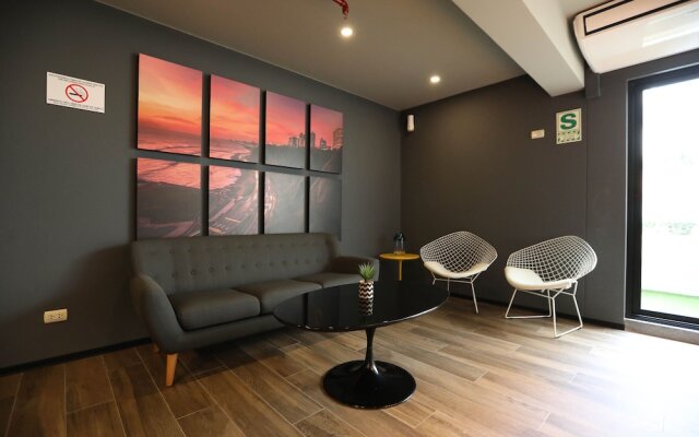 Lujoso y céntrico dpto en piso 6 de Miraflores