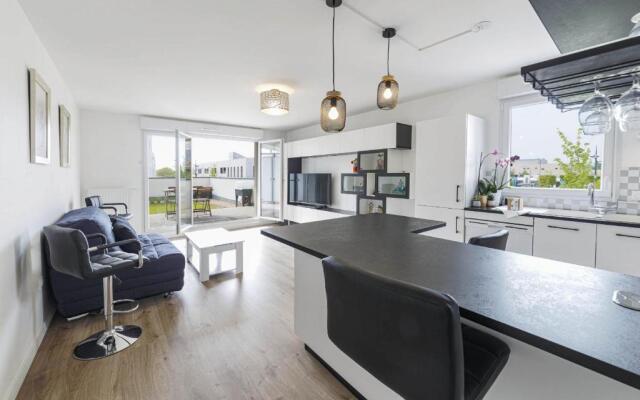 Bel appartement moderne avec jardin - terrasse