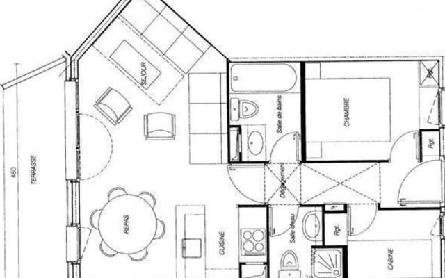 Appartement Valmorel, 3 pièces, 7 personnes - FR-1-291-726