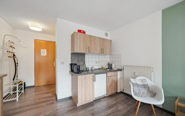 City und Bahnhof Nähe Apartment mit Terrasse, TV und Internet