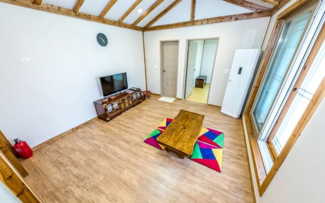 Stone Statue Village Hanok