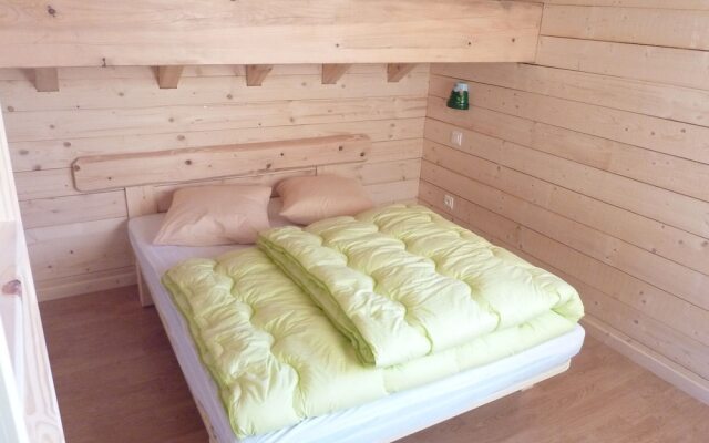 Wooden Chalet With a Washer, Near a Lake