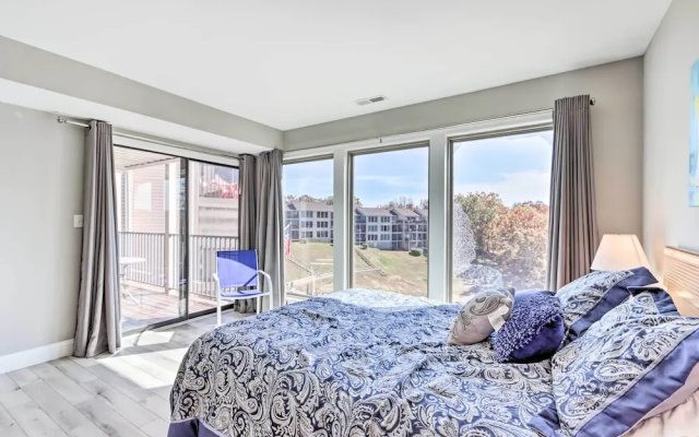 Fireplace & Water Views: Lake Ozark Condo!