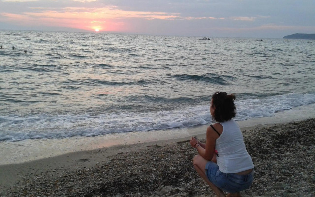 Siviri, the beautiful sunset