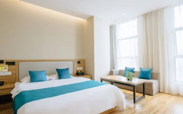 Ruoshui Autumn View Hotel (Wanda Plaza, Weinan Normal University) – Guest Rooms – Qiannan