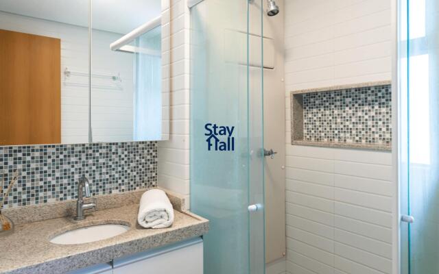 Flat Luxo-Beach Class-Piscina-Beira-Mar- SH042