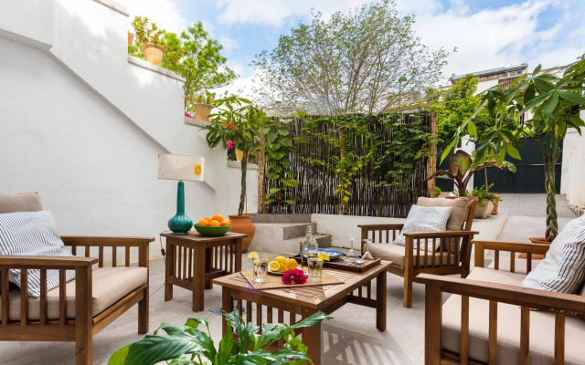 Plaza España, acogedor apartamento con patio