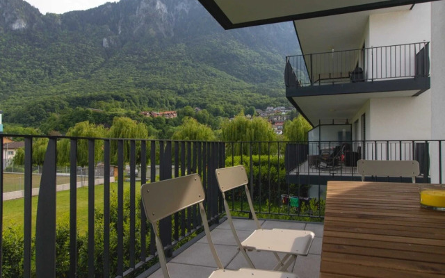Modern 2 Bedrooms Apartment at Le Bouveret. Self-checkin