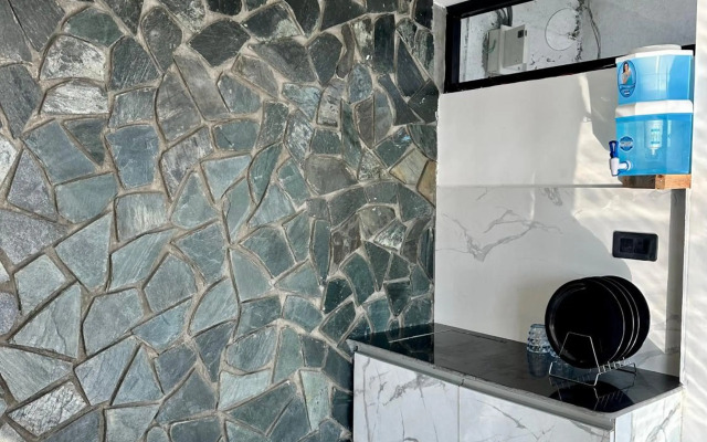 Mountain & River view by Snow Biscuit