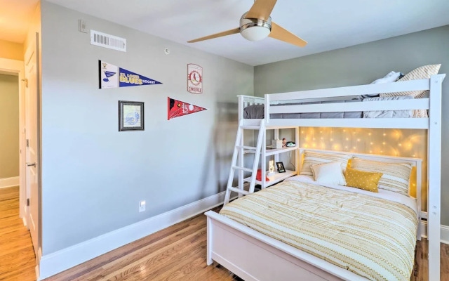 St Louis Apartment: Walk to Eating & Entertainment