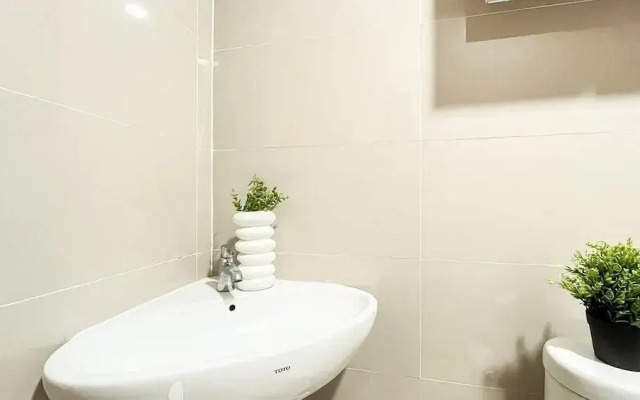 Soft Neutral Studio At B Residence Apartment