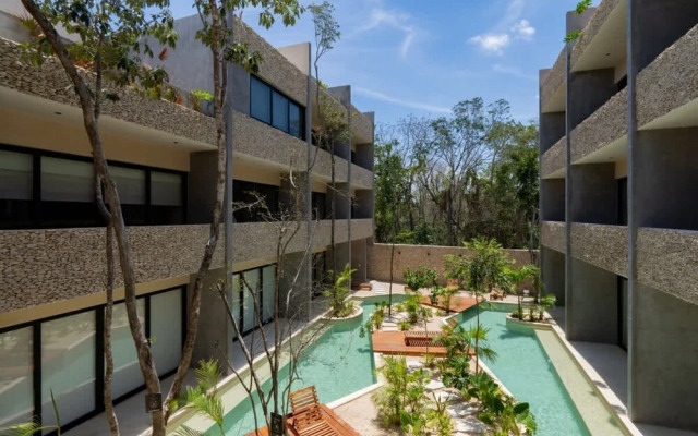 Stylish Tulum Studio Terrace Pool Relax