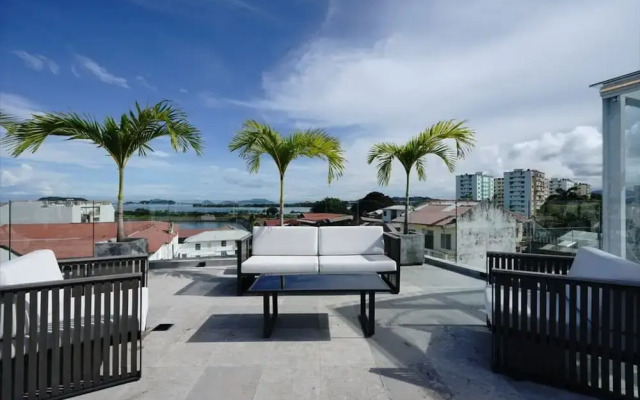 w Elegant 1BR With Rooftop Pool In Casco Antiguo