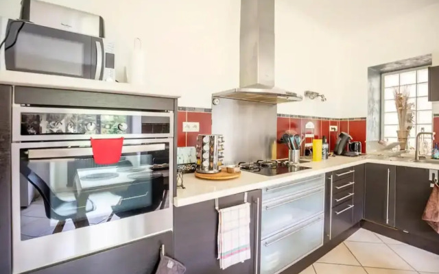 Holiday Home in Molieres-sur-ceze With Pool