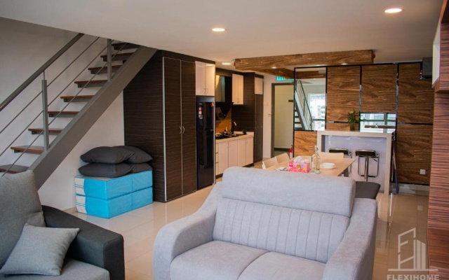 NETFLIX-Pinnacle PJ, Fantastic City View, 1-6 Guests Designed Duplex Home by Flexihome-MY – Guest Rooms – Petaling Jaya