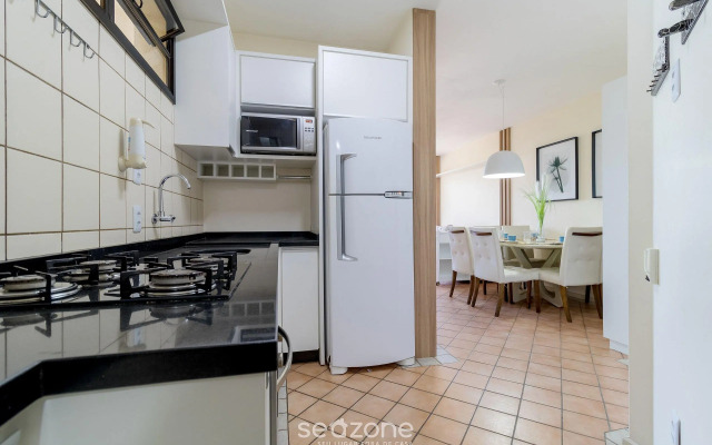 Apto Charmoso Vista Mar em Canasvieiras EMP2201