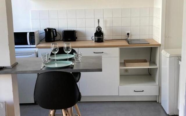 Lumineux Studio 30m² sur Cour - Proche Tram/Centre
