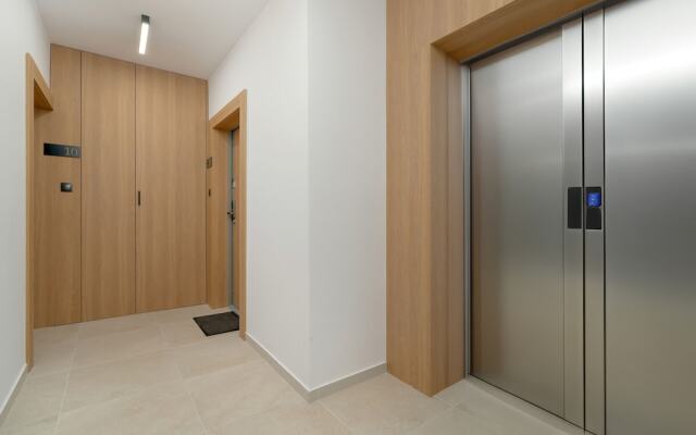Dark Grey Apartment in Poznan by Renters