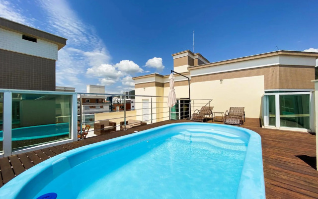 Infinito - Cobertura Frente Mar com Piscina