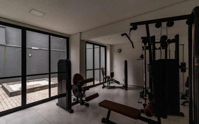 Flat Moderno com Academia e Wi-fi no Tatuap