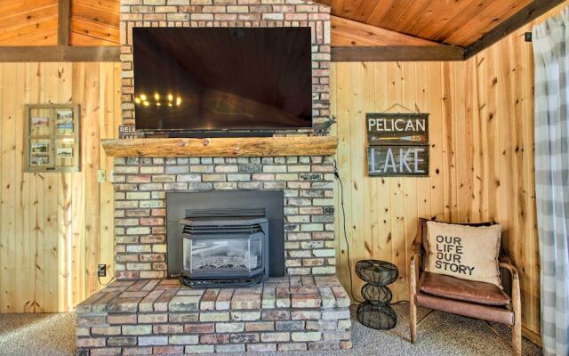 Pelican Lake Getaway on Stunning Peninsula!