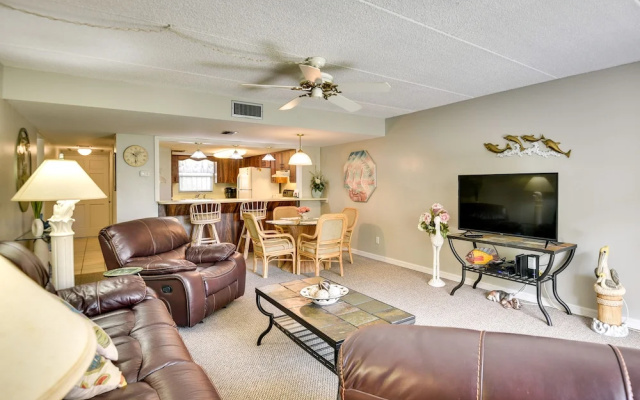 Daytona Beach Shores Condo Rental: Walk to Beach!