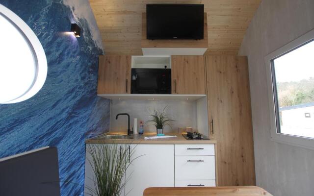 Tiny Wave Tiny House auf dem Campingplatz Strandgut