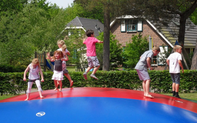 Comfy Chalet With Sunshower, Located in a Forrest