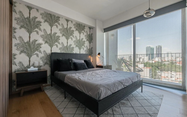 The Taman Loft Chic 2BR 2BA in a Condesa