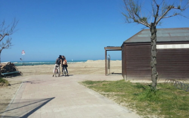 Appartamento sulla spiaggia con balcone