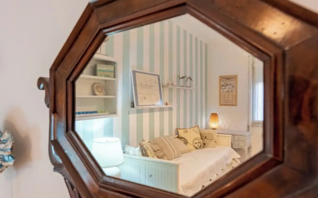 Stylish flat balcony near Rapallo Castle