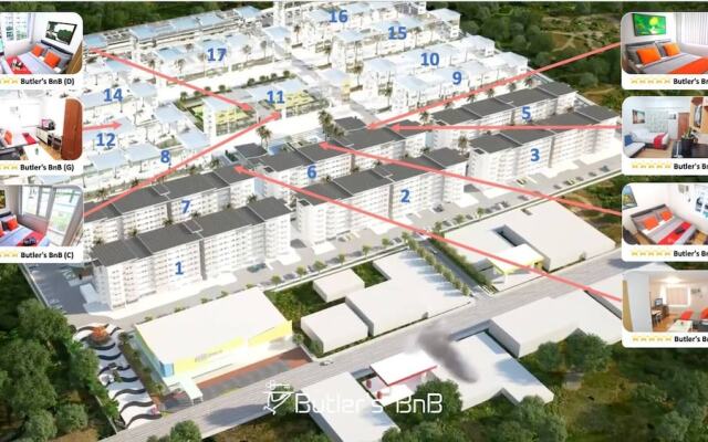 Butler's Bnb C Trees Residences Qc Phil