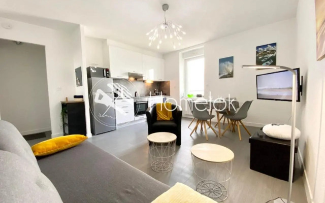 T2 Hyper cosy – Plage et port à pieds