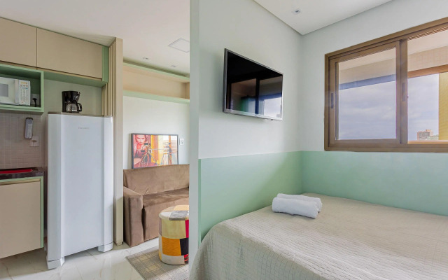 CZ01 Lindo Quarto e Sala com Vista Mar, Salvador