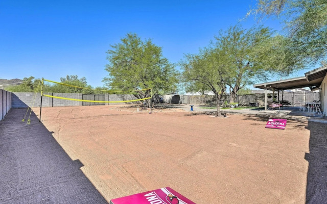 Sunny Phoenix Home w/ Pool + Backyard Oasis!