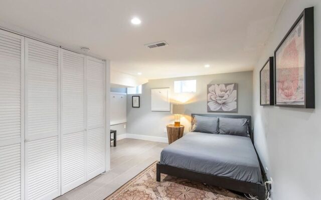 Modern European Home - Garden Patio w/ Firepit