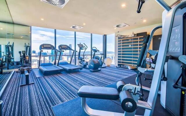 Brisbane Central Highrise 1Bed Gym Pool Qbn550-25